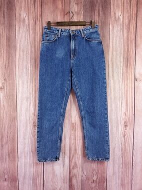 Nudie Jeans Co Womens Size 30x26 Breezy Britt Friendly Blue Denim Jeans Cotton